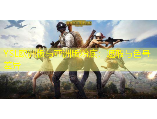 YSL欧洲版与亚洲版粉底：遮瑕与色号差异