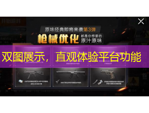 双图展示，直观体验平台功能