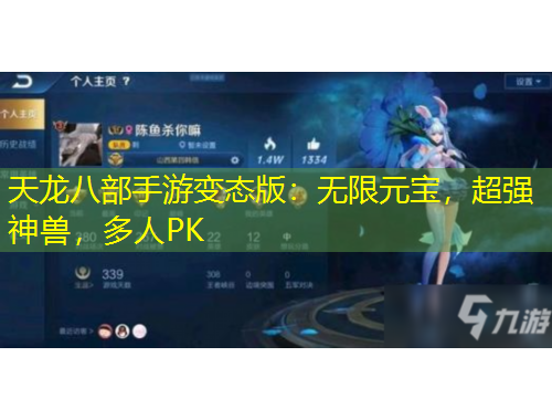 天龙八部手游变态版：无限元宝，超强神兽，多人PK