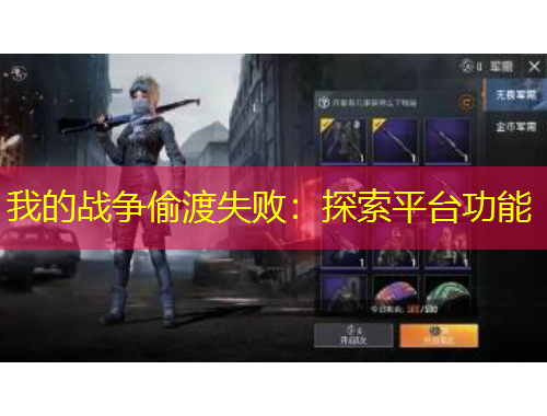 我的战争偷渡失败：探索平台功能
