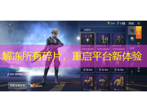 解冻所有碎片,重启平台新体验