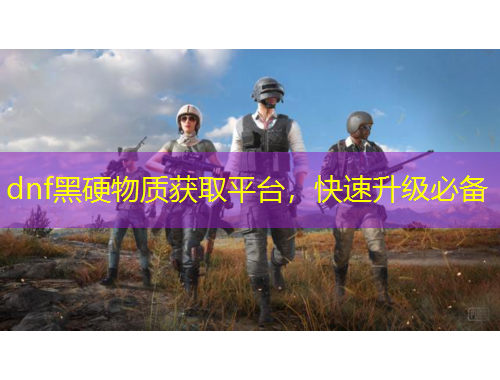 dnf黑硬物质获取平台，快速升级必备