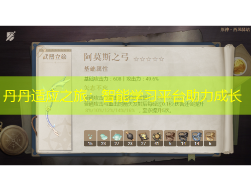 丹丹适应之旅：智能学习平台助力成长
