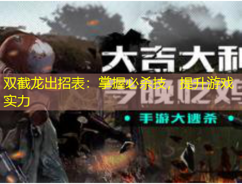 双截龙出招表：掌握必杀技，提升游戏实力