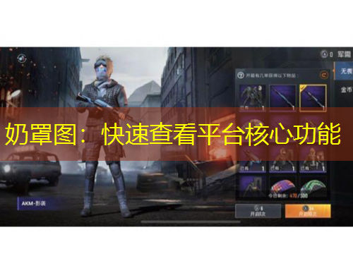 奶罩图：快速查看平台核心功能