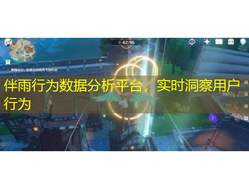 伴雨行为数据分析平台，实时洞察用户行为