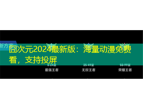 囧次元2024最新版：海量动漫免费看，支持投屏