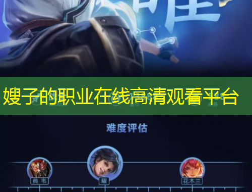 嫂子的职业在线高清观看平台