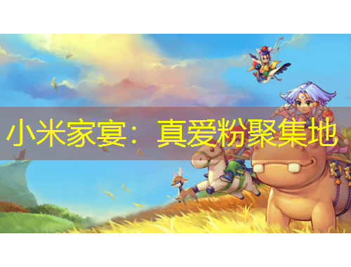 小米家宴：真爱粉聚集地