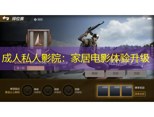 成人私人影院：家居电影体验升级