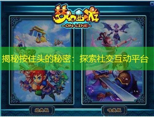 揭秘按住头的秘密：探索社交互动平台