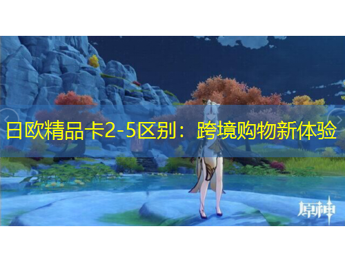 日欧精品卡2-5区别：跨境购物新体验