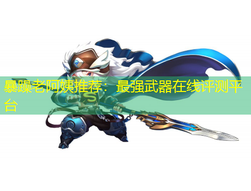 暴躁老阿姨推荐：最强武器在线评测平台