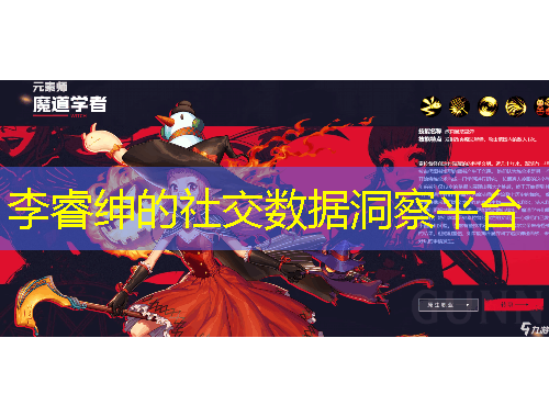 李睿绅的社交数据洞察平台