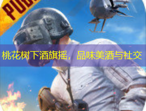 桃花树下酒旗摇，品味美酒与社交