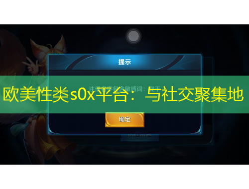 欧美性类s0x平台：与社交聚集地