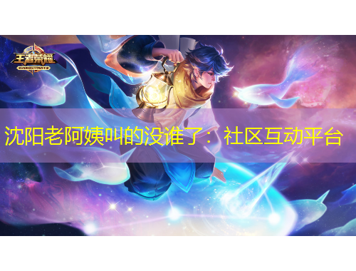 沈阳老阿姨叫的没谁了：社区互动平台