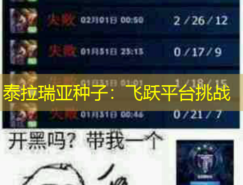 泰拉瑞亚种子：飞跃平台挑战