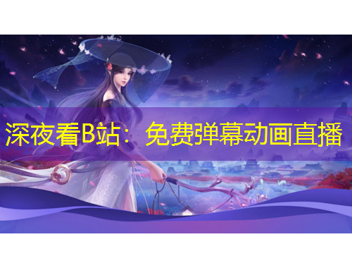 深夜看B站:免费弹幕动画直播