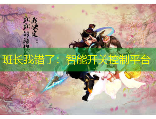 班长我错了：智能开关控制平台