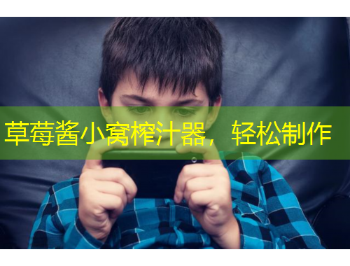 草莓酱小窝榨汁器，轻松制作