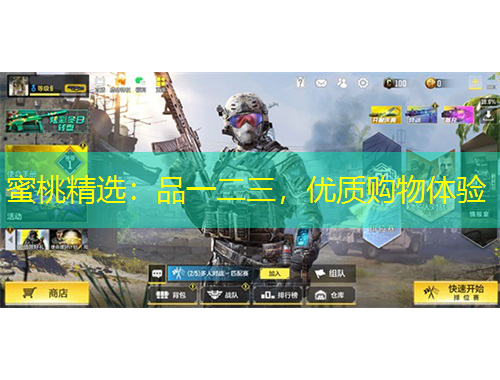 蜜桃精选:品一二三,优质购物体验