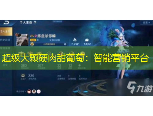 超级大颗硬肉甜葡萄：智能营销平台