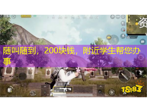 随叫随到，200块钱，附近学生帮您办事