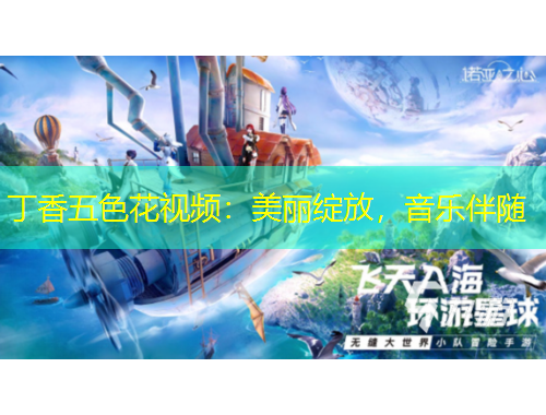 丁香五色花视频：美丽绽放，音乐伴随