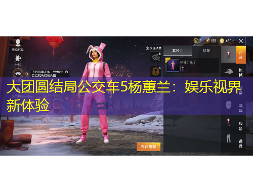 大团圆结局公交车5杨蕙兰：娱乐视界新体验