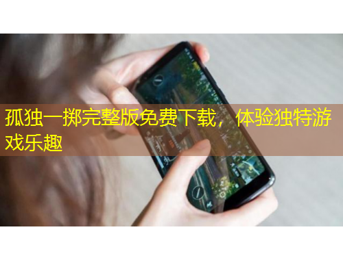 孤独一掷完整版免费下载，体验独特游戏乐趣