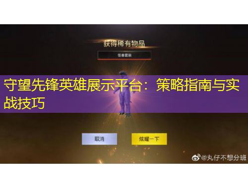 守望先锋英雄展示平台：策略指南与实战技巧