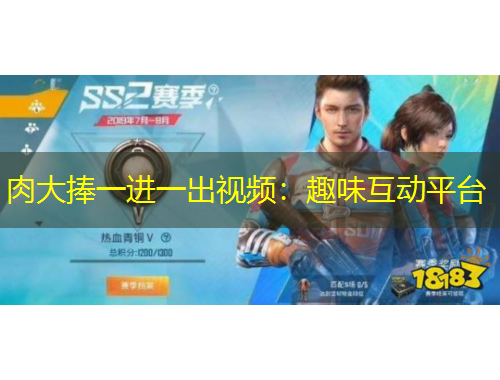 肉大捧一进一出视频:趣味互动平台