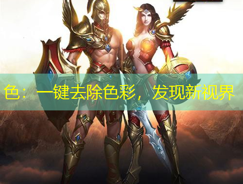 色：一键去除色彩，发现新视界