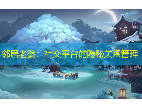 邻居老婆：社交平台的隐秘关系管理