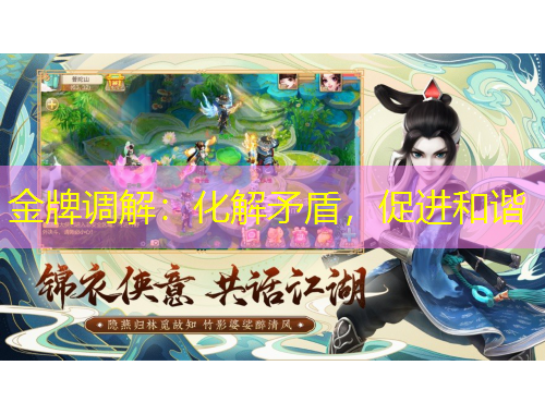 金牌调解：化解矛盾，促进和谐