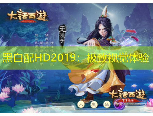 黑白配HD2019：极致视觉体验