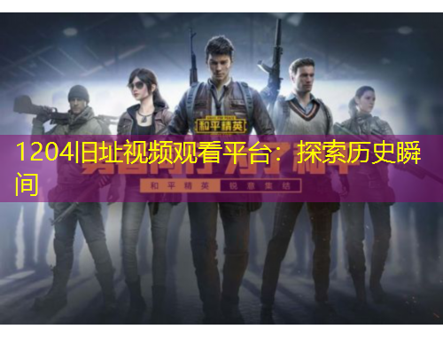 1204旧址视频观看平台：探索历史瞬间
