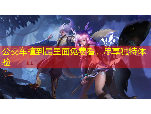 公交车撞到最里面免费看，尽享独特体验