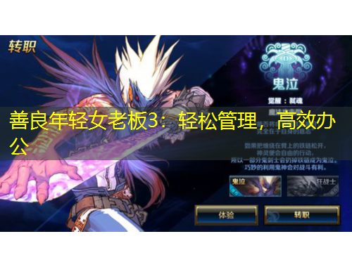 善良年轻女老板3：轻松管理，高效办公
