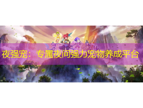 夜强宠：专属夜间强力宠物养成平台