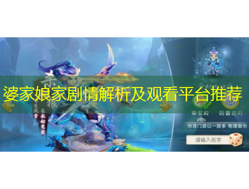婆家娘家剧情解析及观看平台推荐