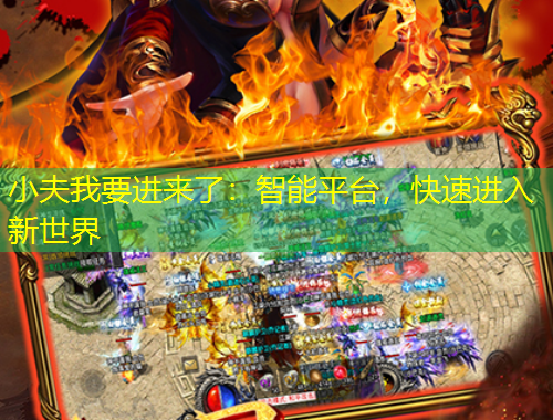 小夫我要进来了：智能平台，快速进入新世界