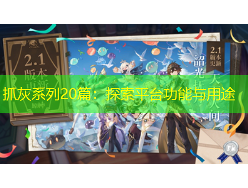 抓灰系列20篇：探索平台功能与用途