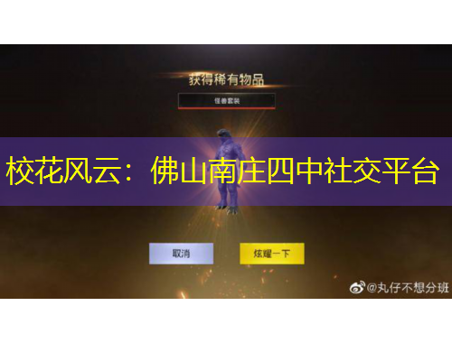 校花风云：佛山南庄四中社交平台