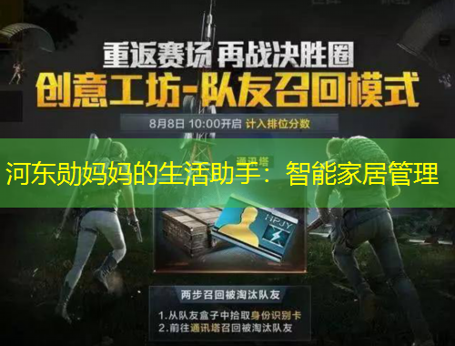河东勋妈妈的生活助手：智能家居管理