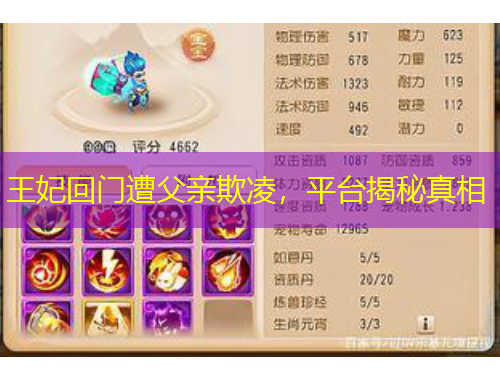 王妃回门遭父亲欺凌，平台揭秘真相