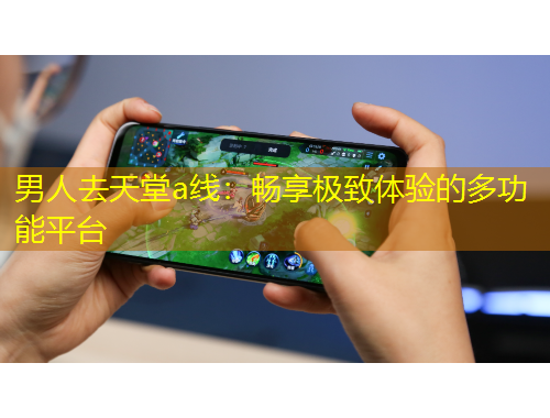 男人去天堂a线：畅享极致体验的多功能平台