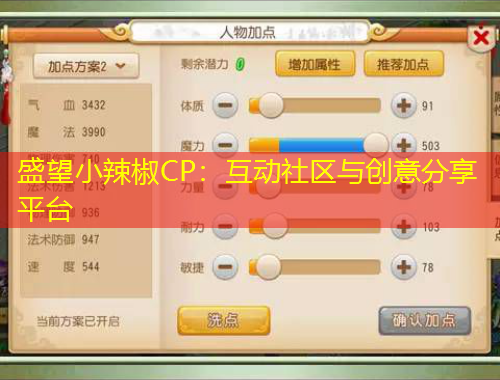 盛望小辣椒CP：互动社区与创意分享平台