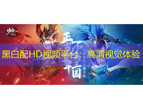黑白配HD视频平台：高清视觉体验